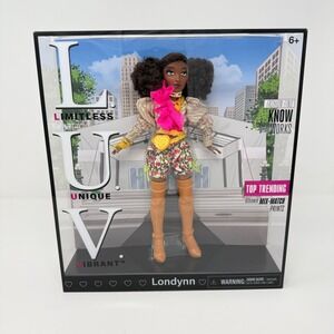 LUV By Far Out Toys Londynn Doll Limitless Unique Vibrant Mix Match Prints NIB